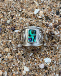 Chunky Abalone ring