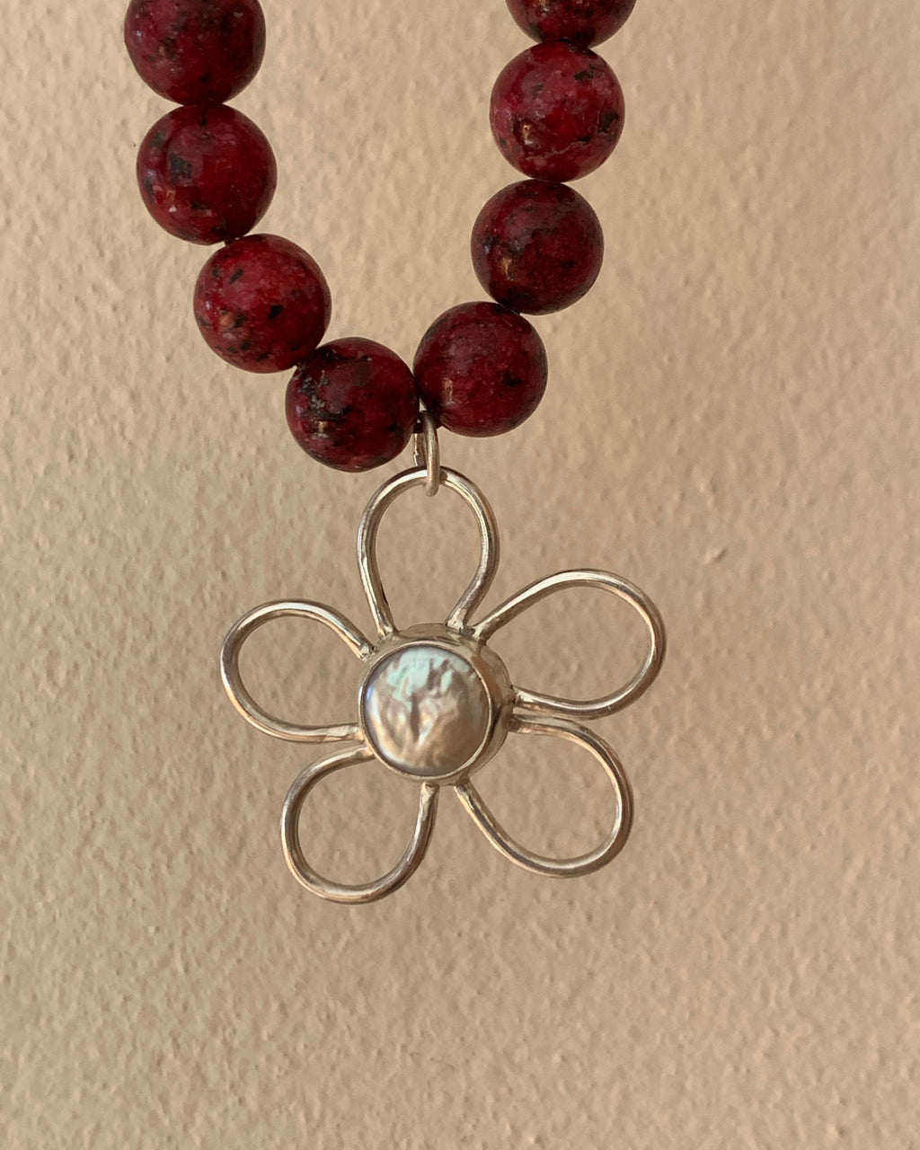 Pearl Flower Necklace
