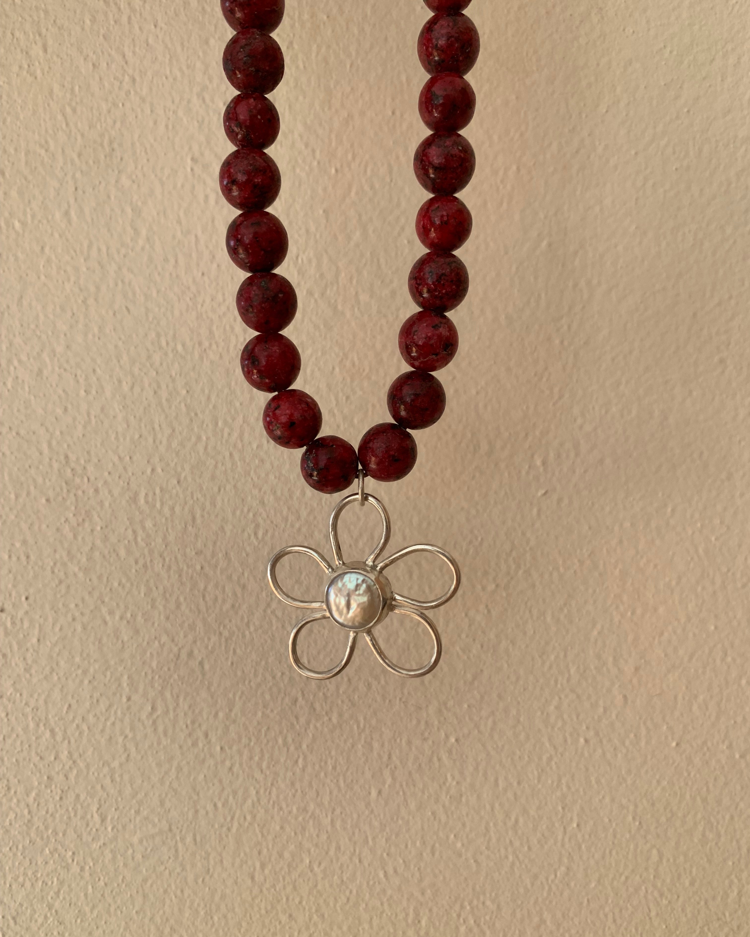 Pearl Flower Necklace