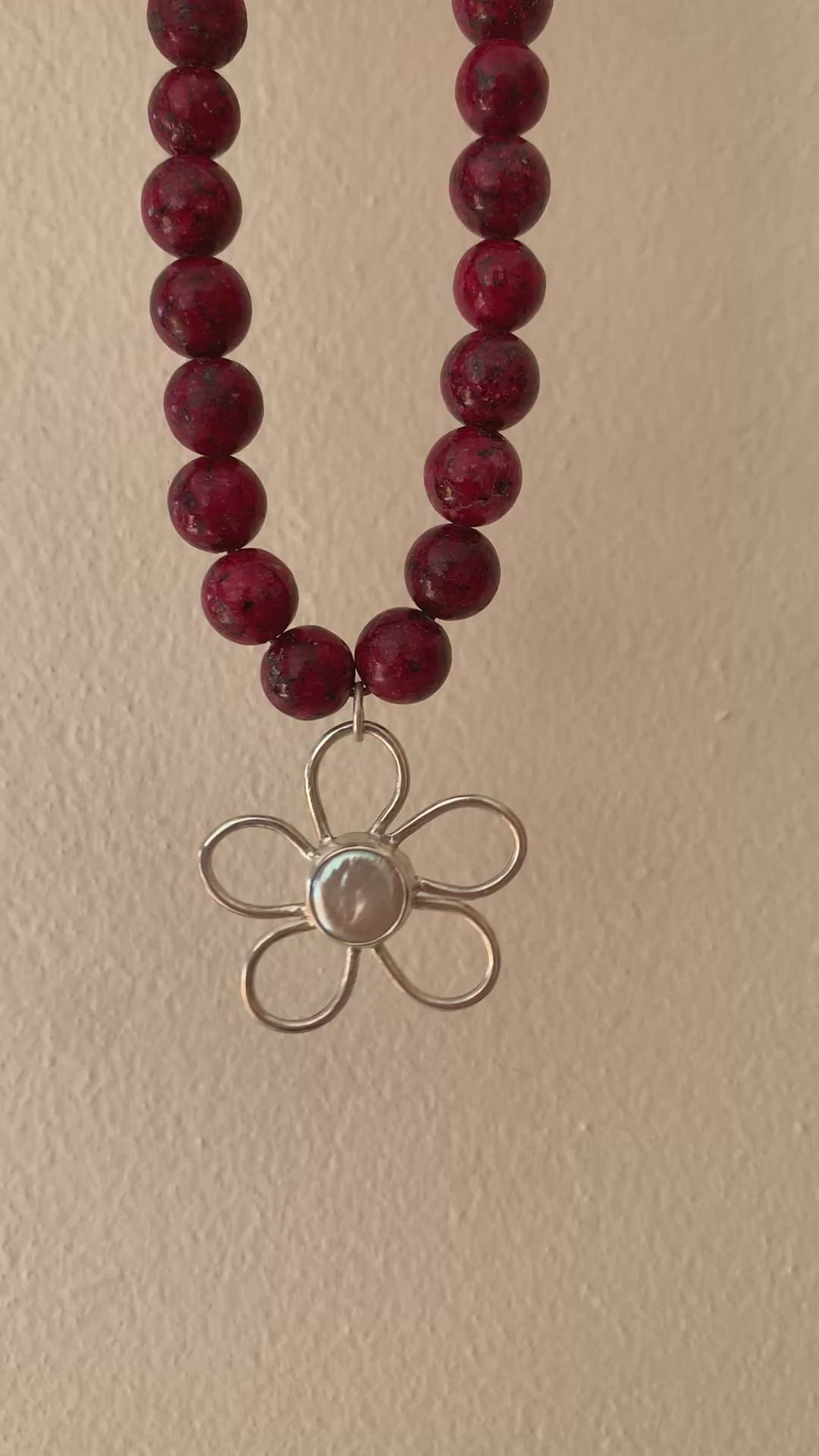 Pearl Flower Necklace