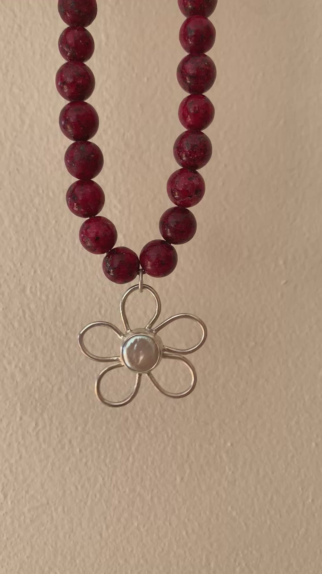 Pearl Flower Necklace